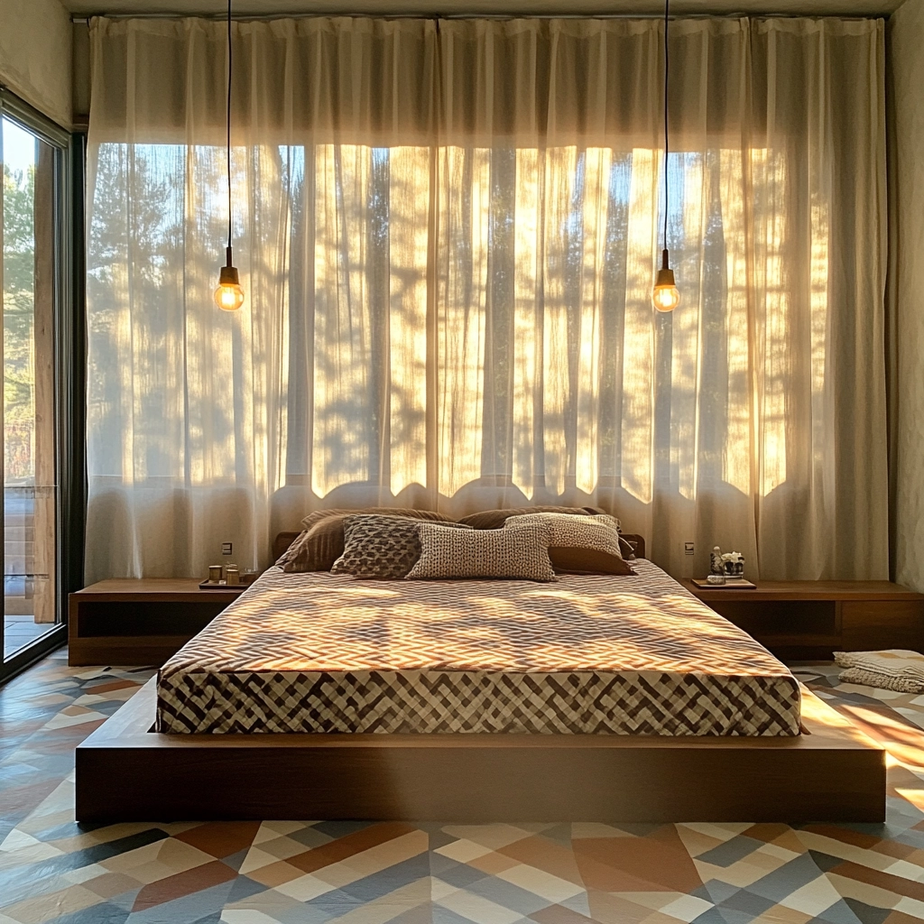 eclectic farmhouse bedroom 37