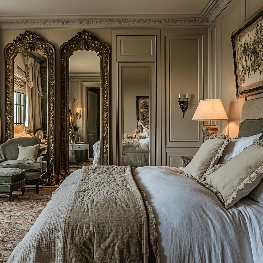 eclectic farmhouse bedroom 47