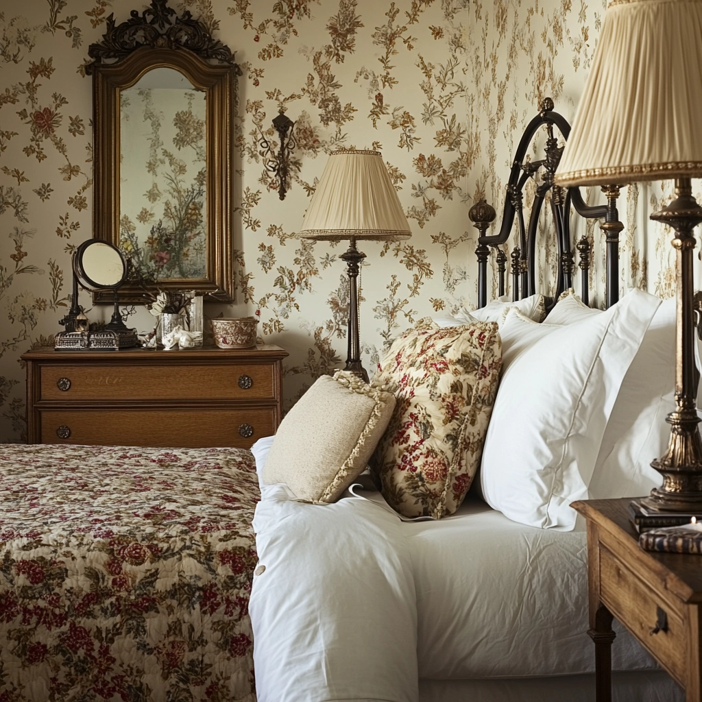 eclectic farmhouse bedroom 48