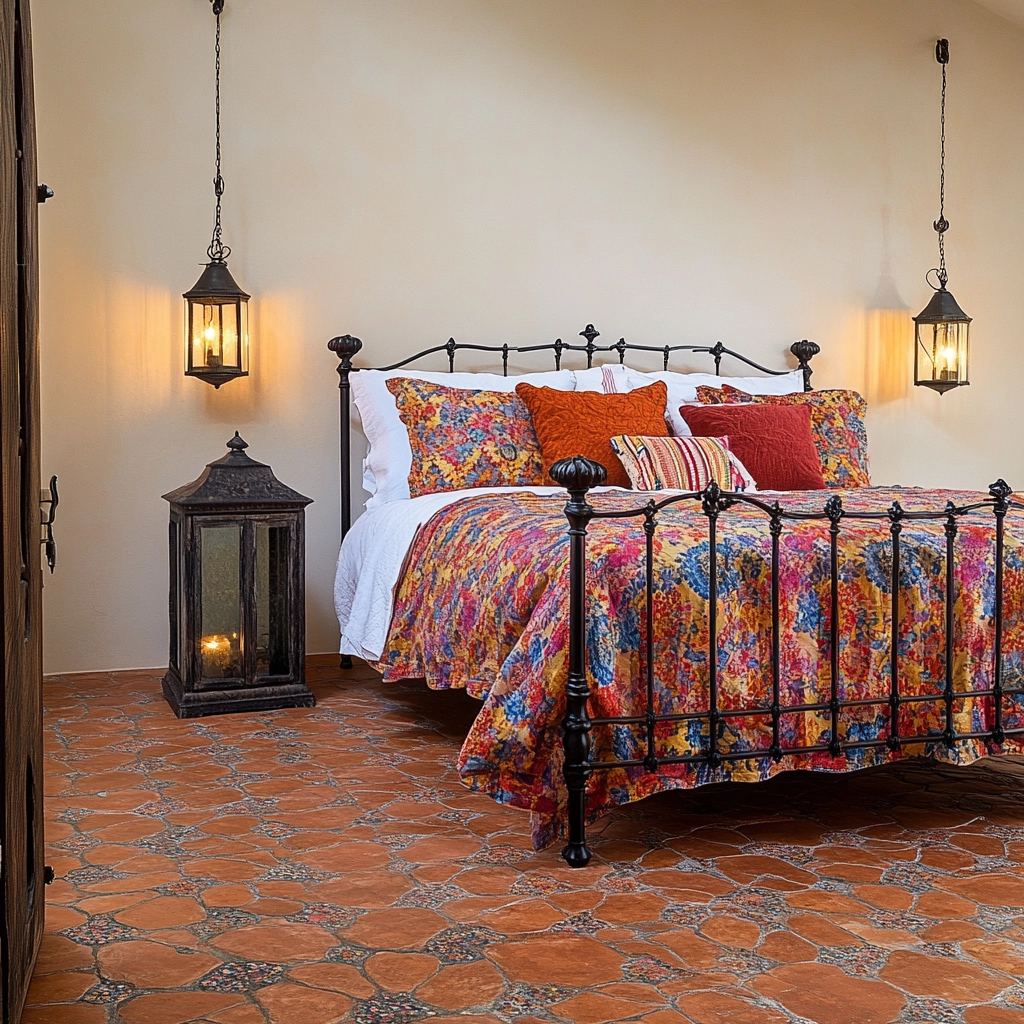 eclectic farmhouse bedroom 58