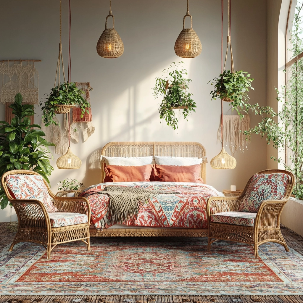 eclectic farmhouse bedroom 6