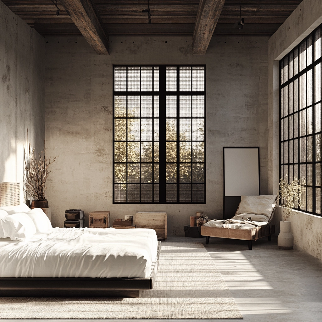 eclectic farmhouse bedroom 61
