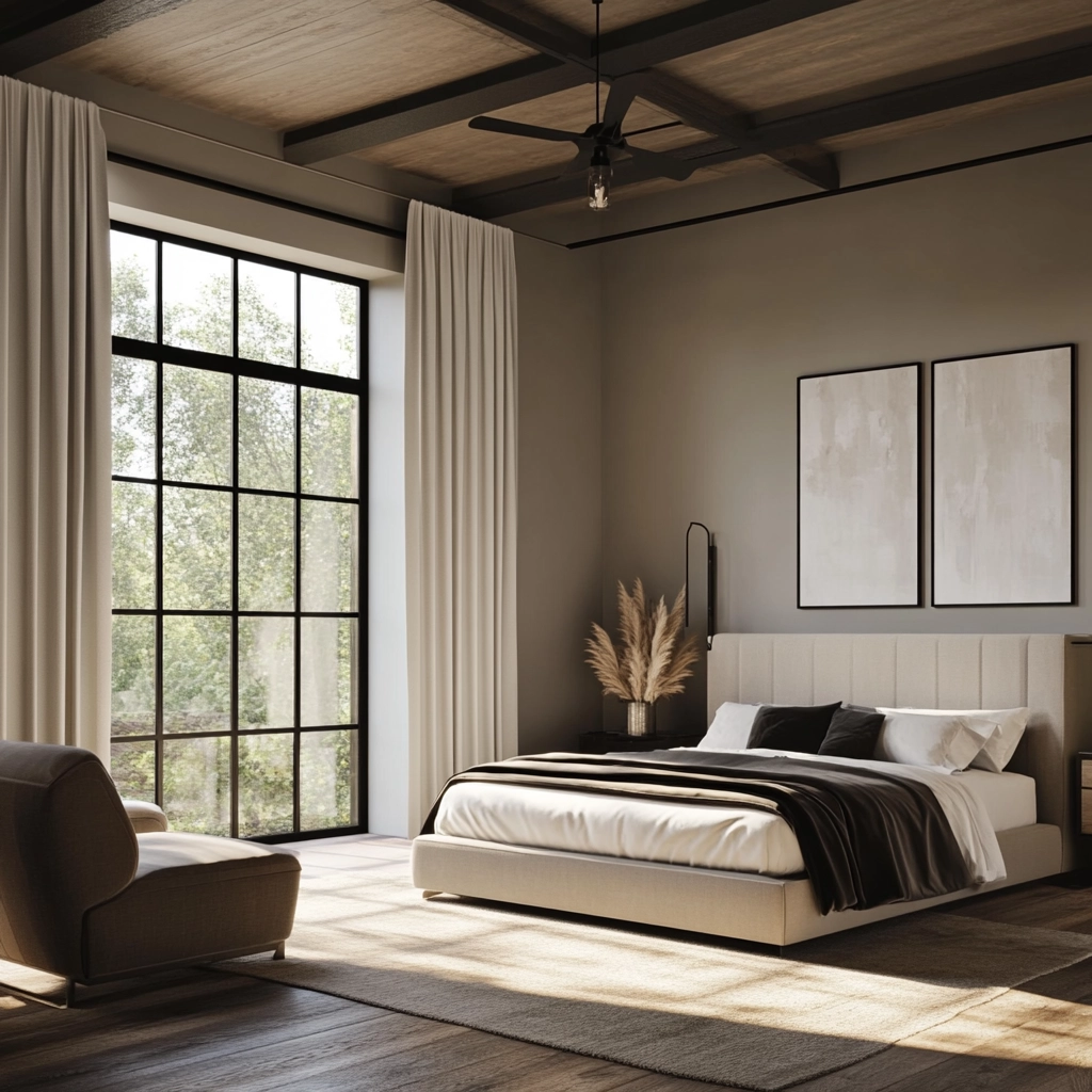 eclectic farmhouse bedroom 63