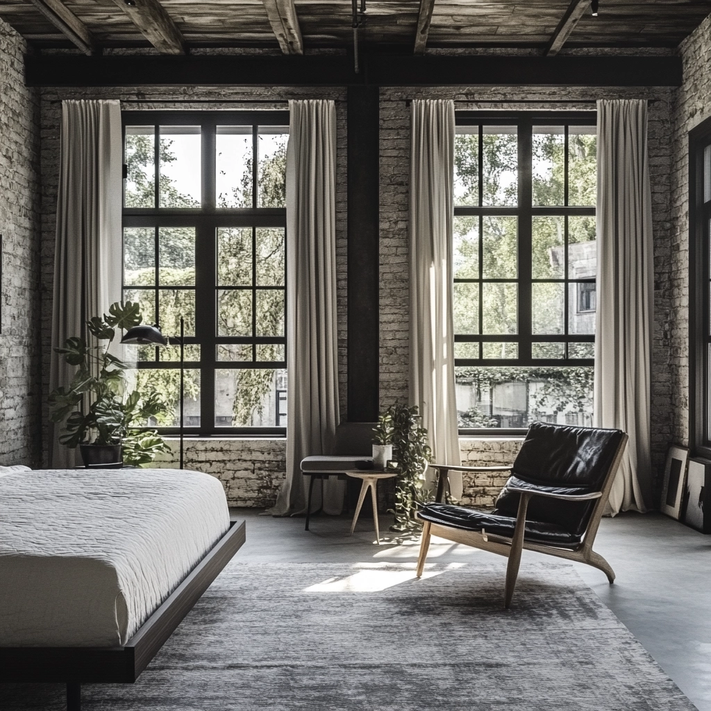 eclectic farmhouse bedroom 64