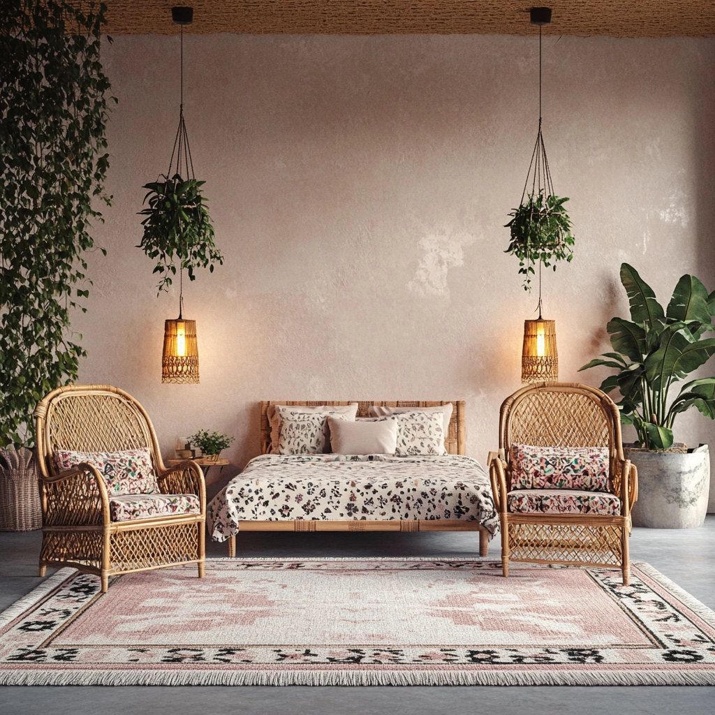 eclectic farmhouse bedroom 7