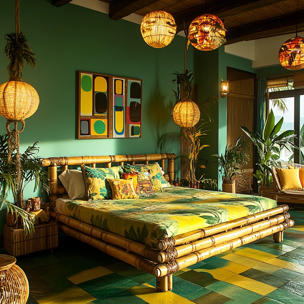 eclectic farmhouse bedroom 75