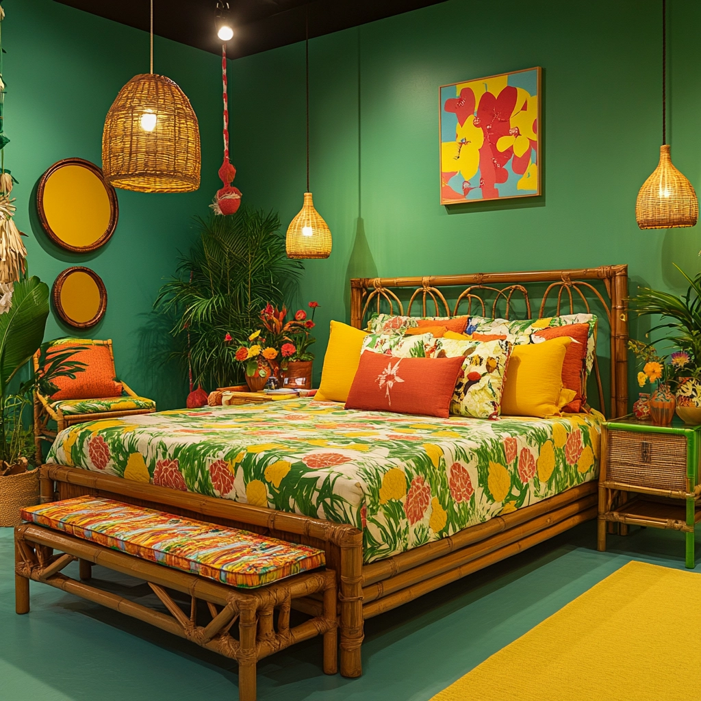 eclectic farmhouse bedroom 76