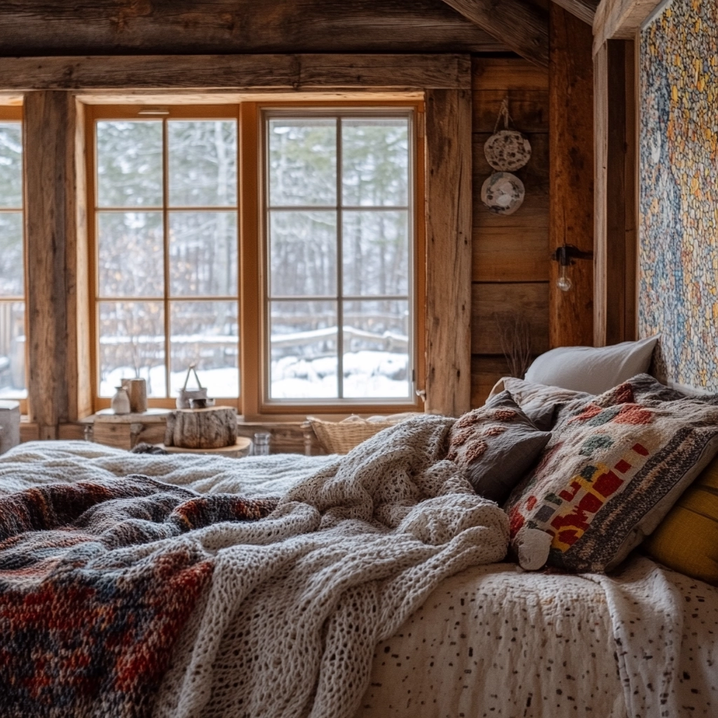 eclectic farmhouse bedroom 78