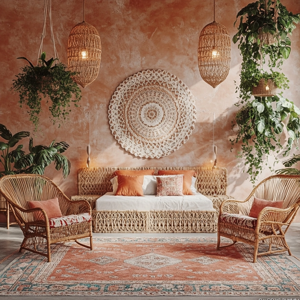 eclectic farmhouse bedroom 8