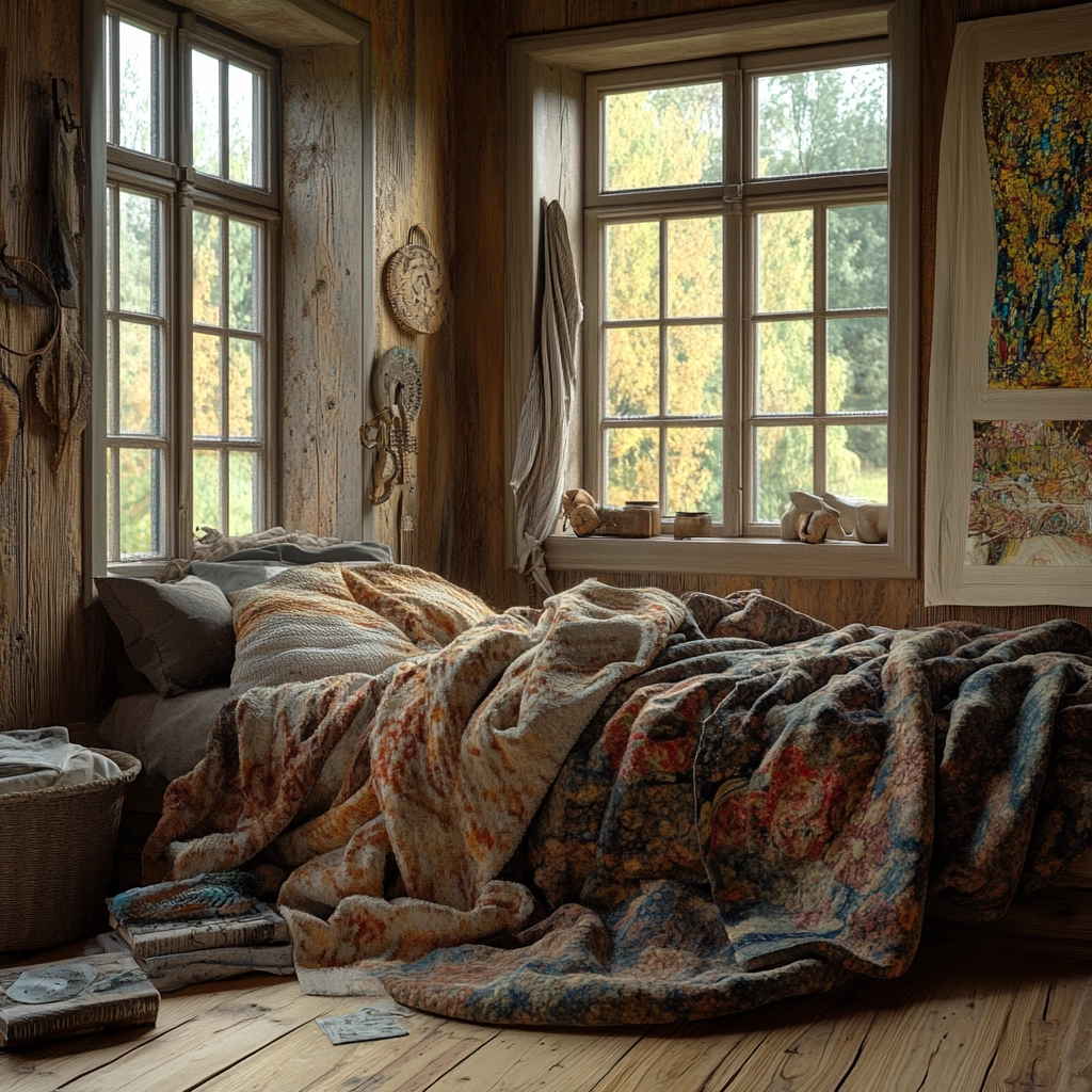 eclectic farmhouse bedroom 80