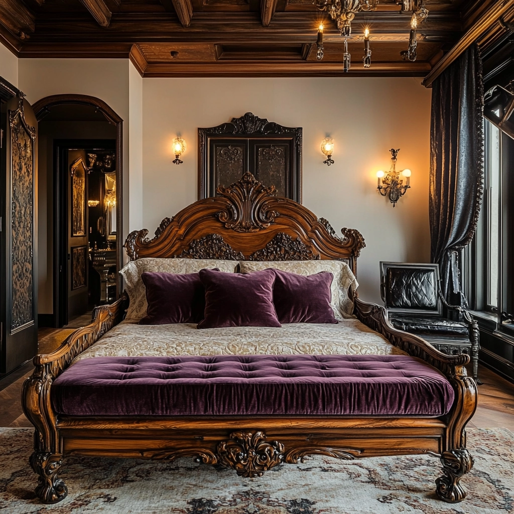 eclectic farmhouse bedroom 9