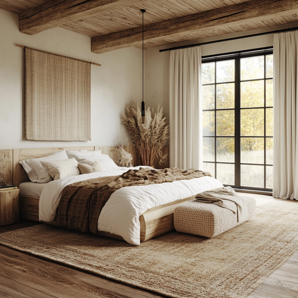 elegant farmhouse bedroom 12