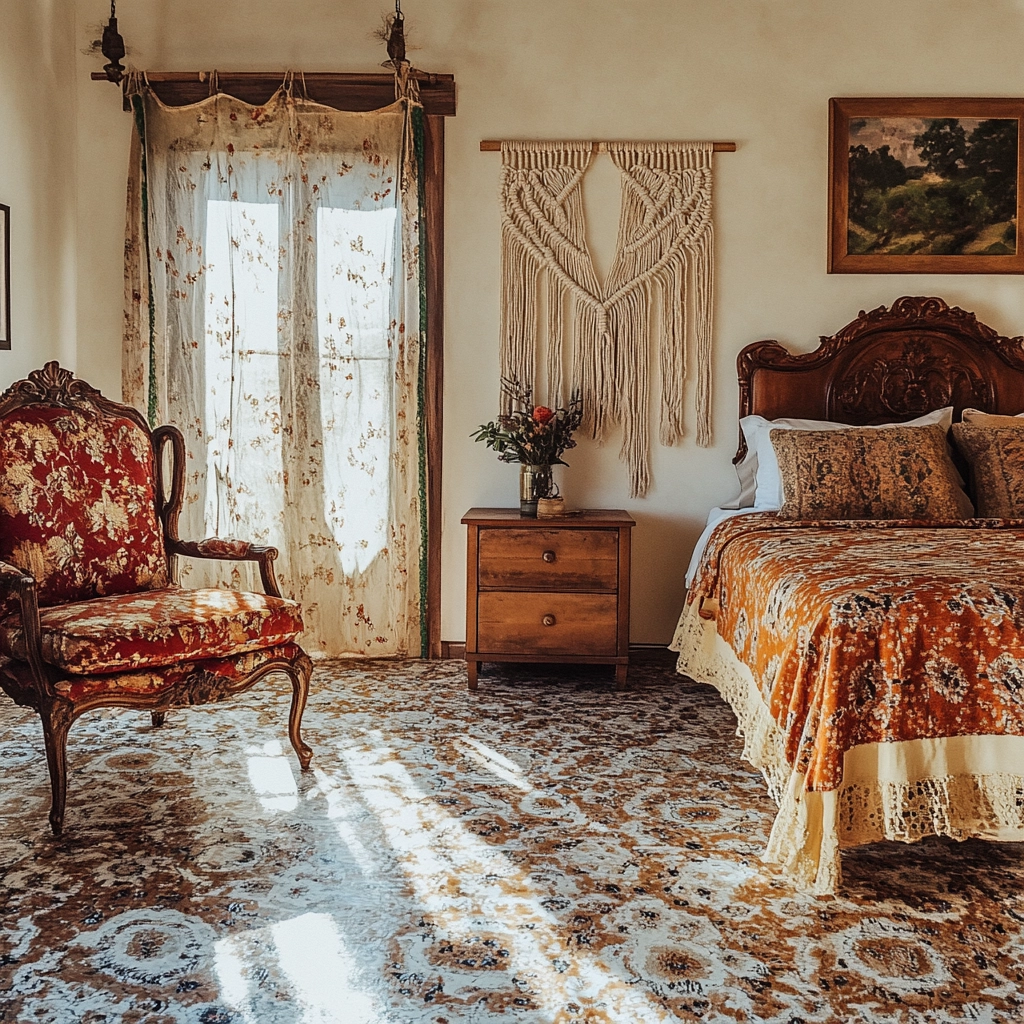 elegant farmhouse bedroom 14