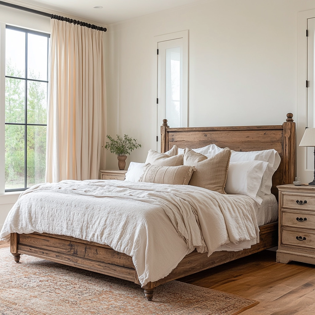 elegant farmhouse bedroom 2
