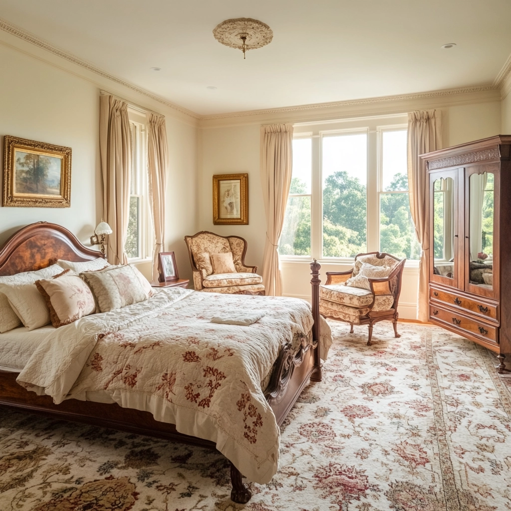 elegant farmhouse bedroom 21