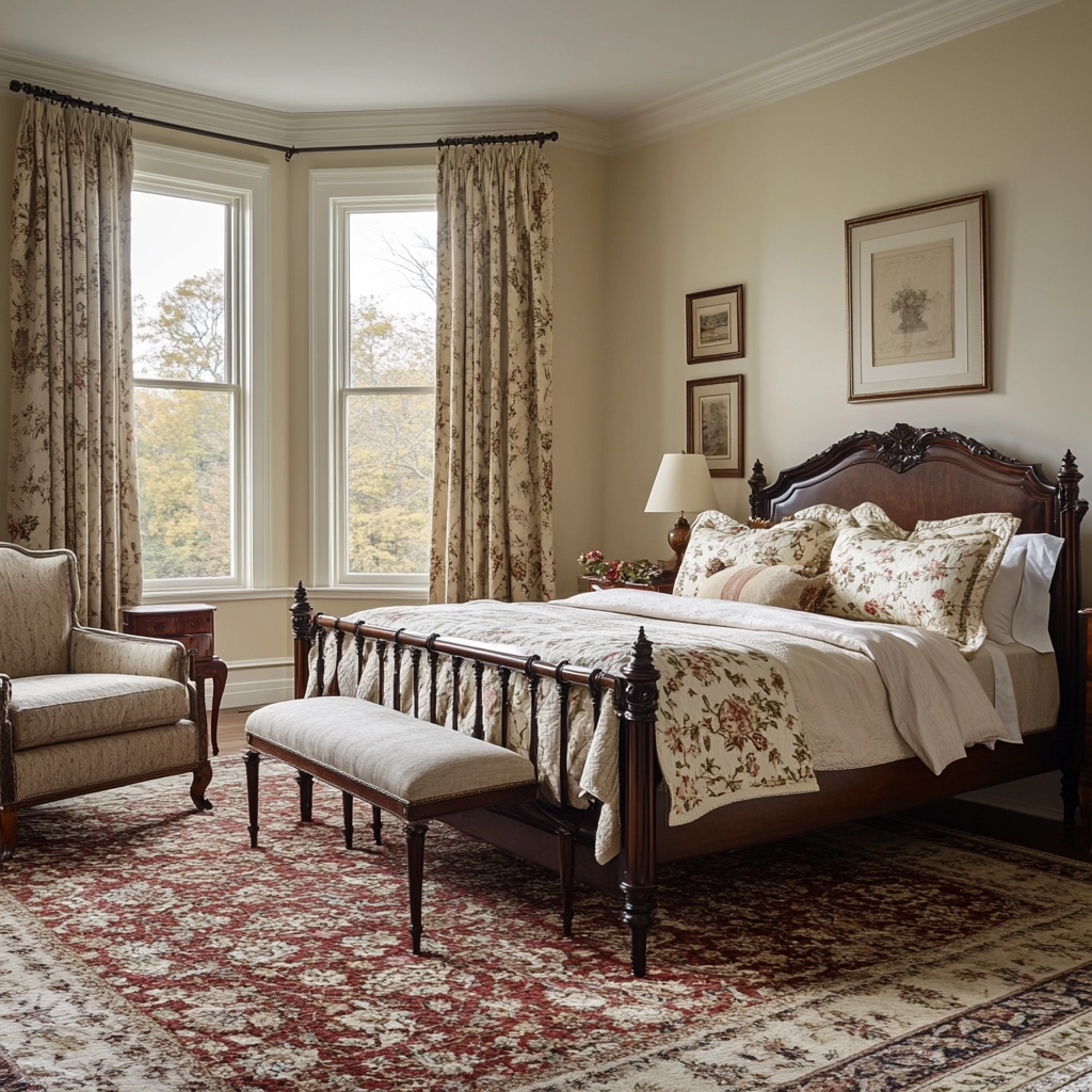 elegant farmhouse bedroom 23