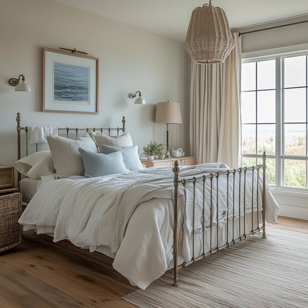 elegant farmhouse bedroom 32