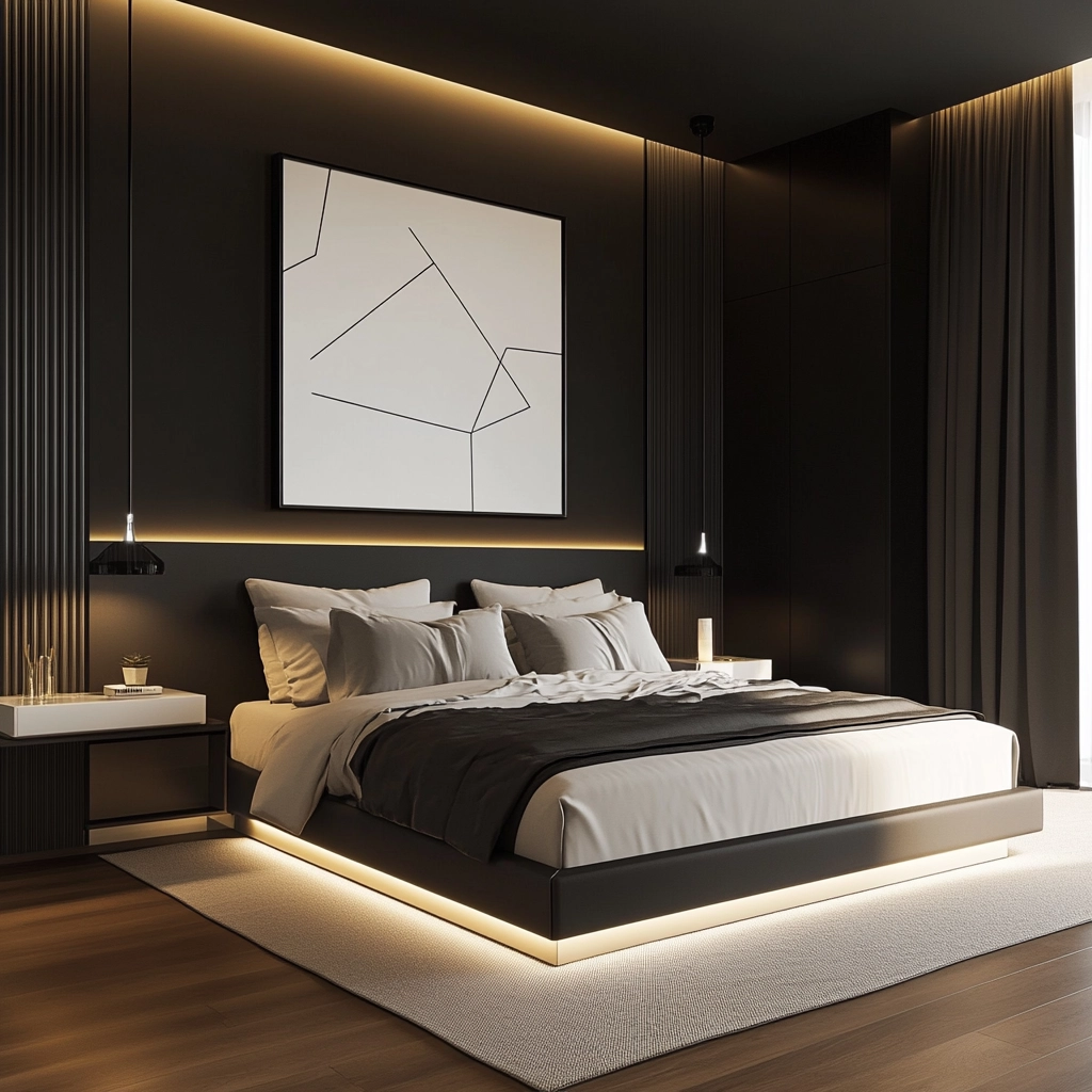 elegant farmhouse bedroom 45