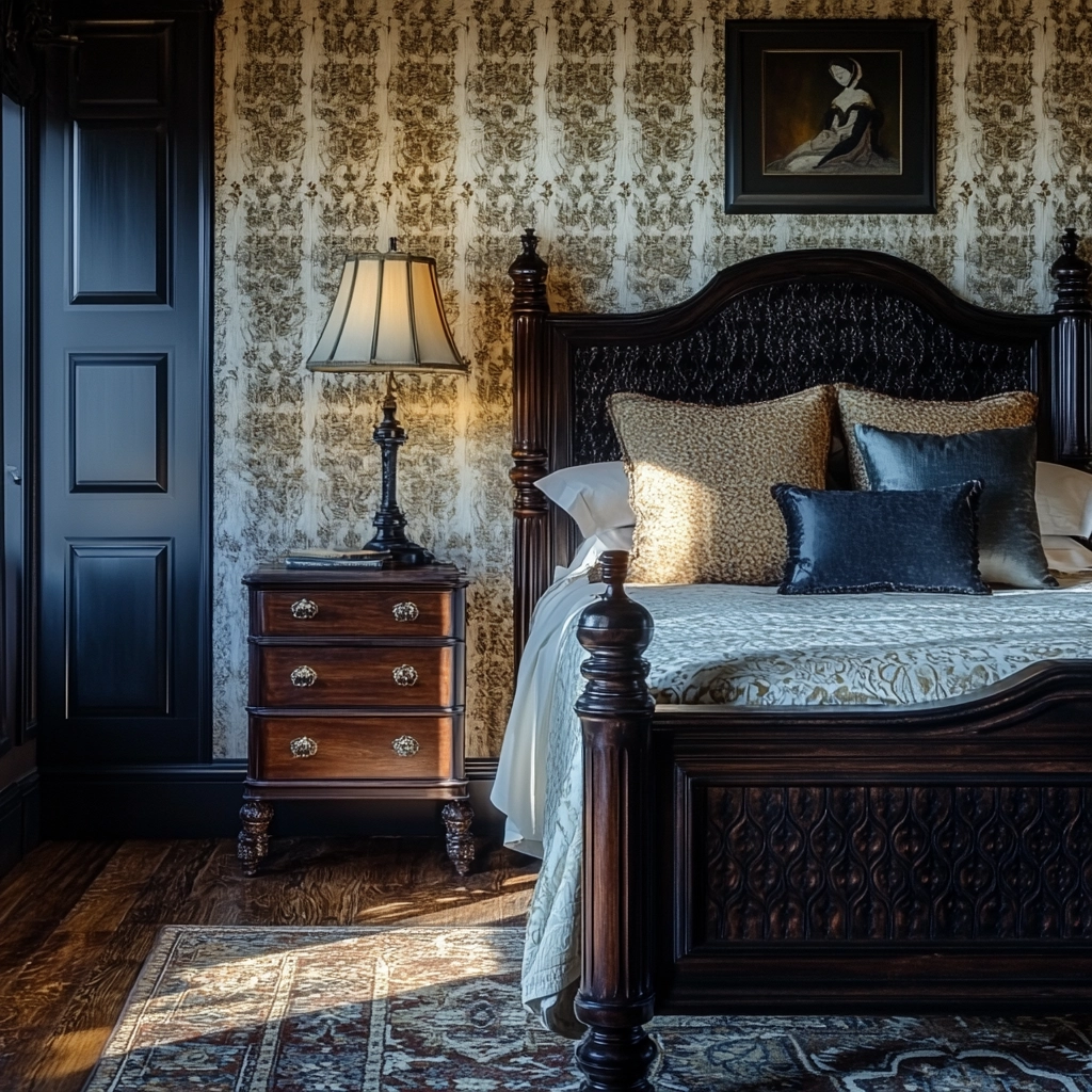 elegant farmhouse bedroom 58