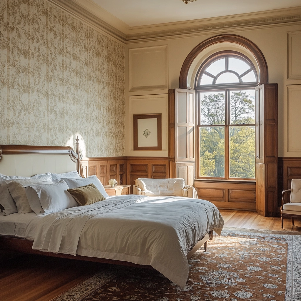 elegant farmhouse bedroom 67