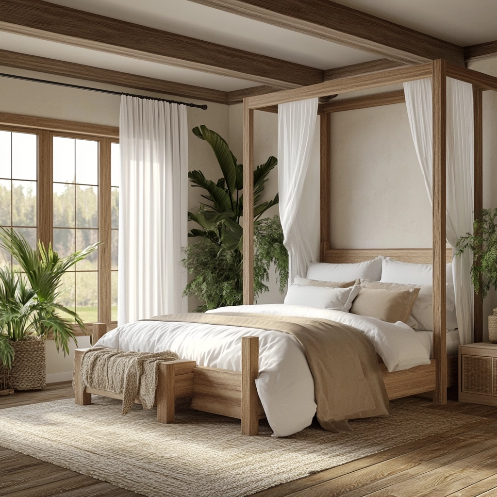 elegant farmhouse bedroom 76