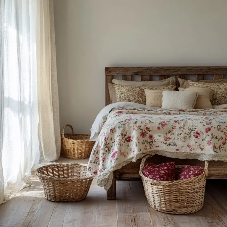 english farmhouse bedroom 1