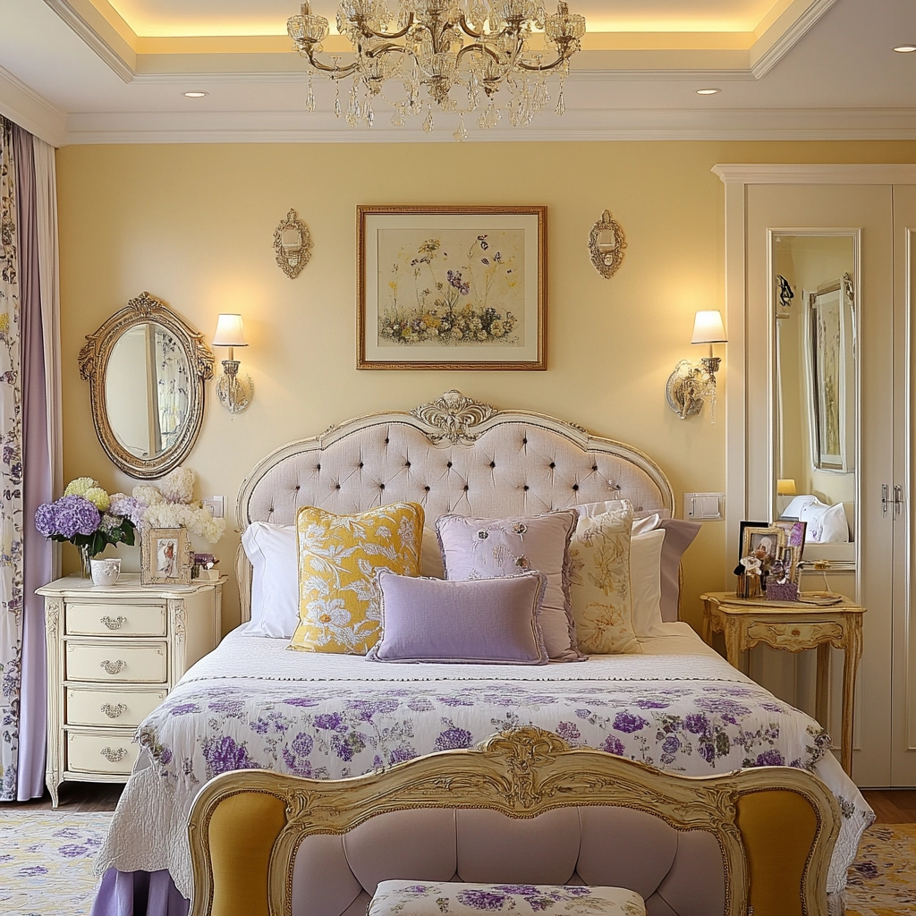 english farmhouse bedroom 41