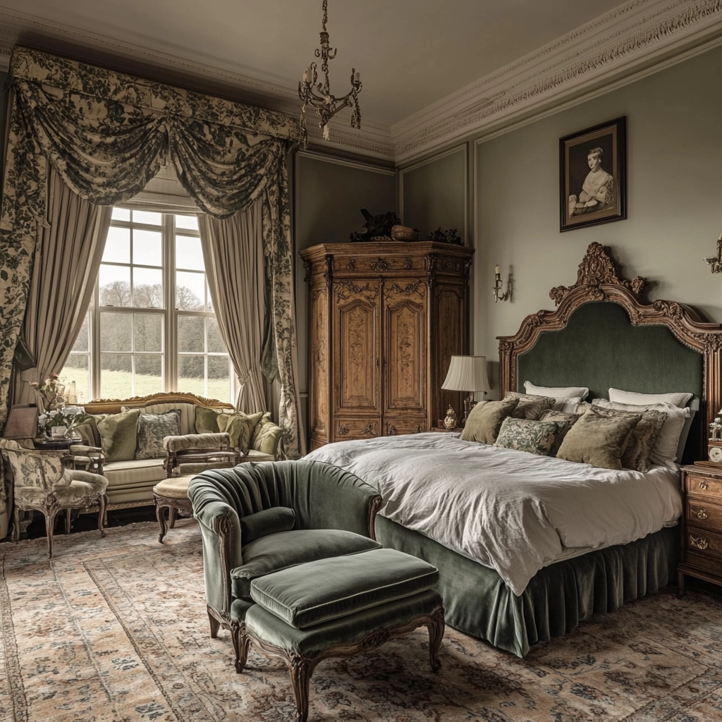 english farmhouse bedroom 57