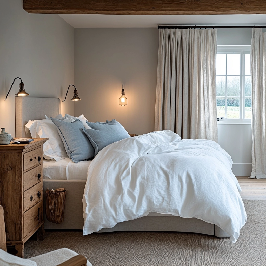 english farmhouse bedroom 6