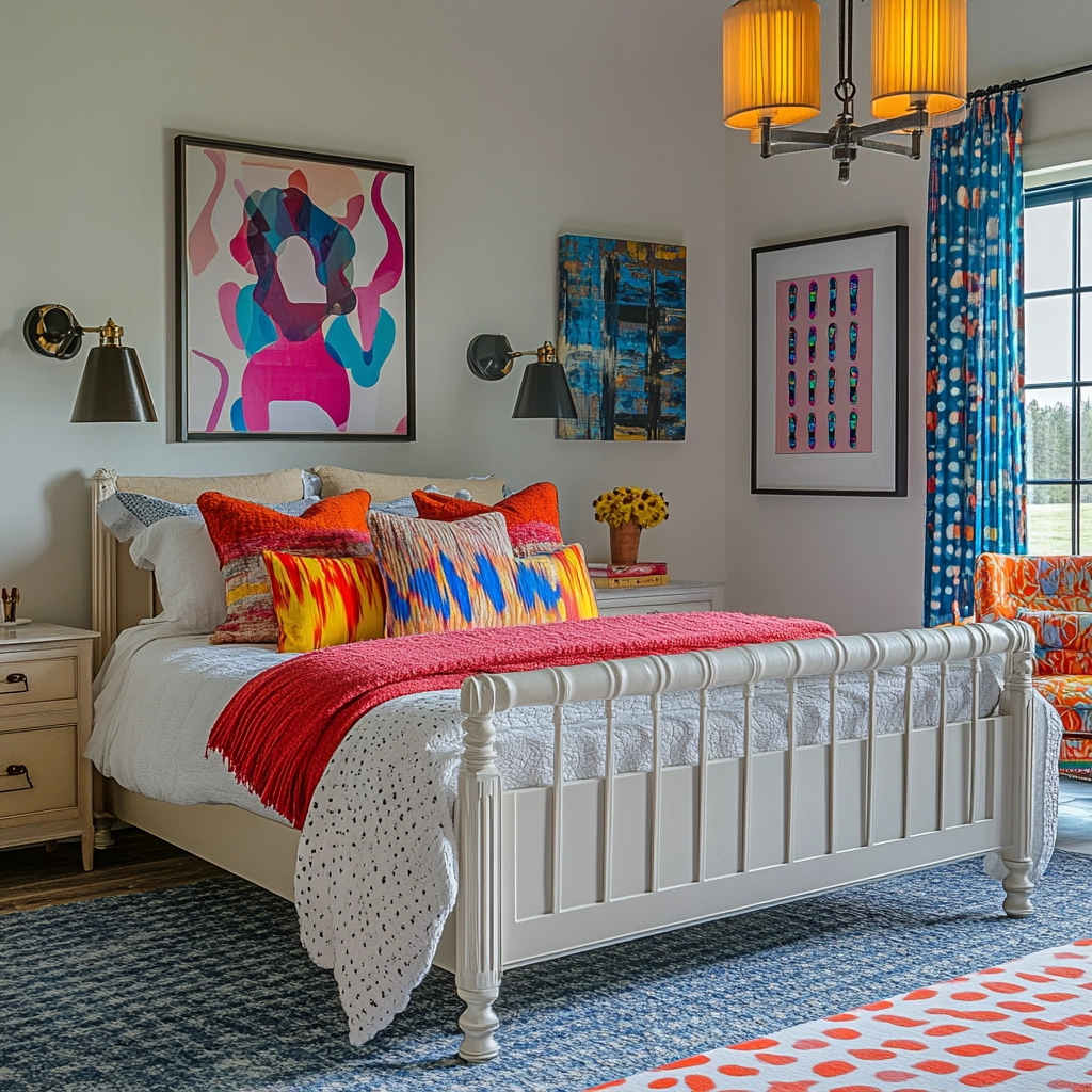 english farmhouse bedroom 67