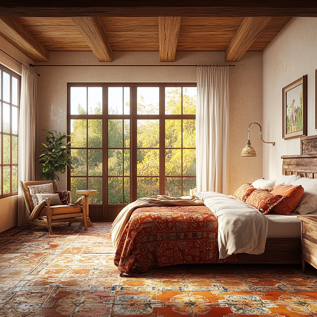 european farmhouse bedroom 33