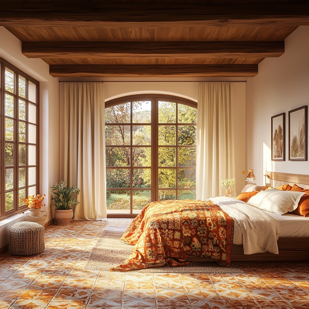 european farmhouse bedroom 36