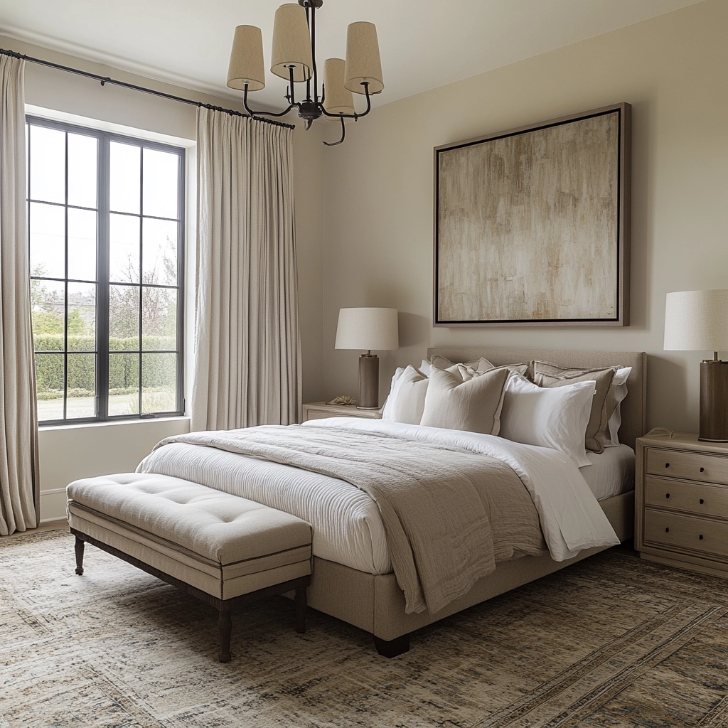 european farmhouse bedroom 49