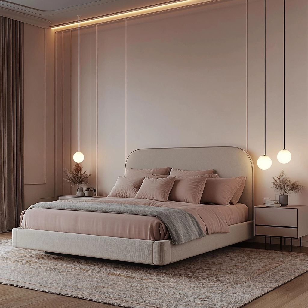 farmhouse accent wall bedroom 10
