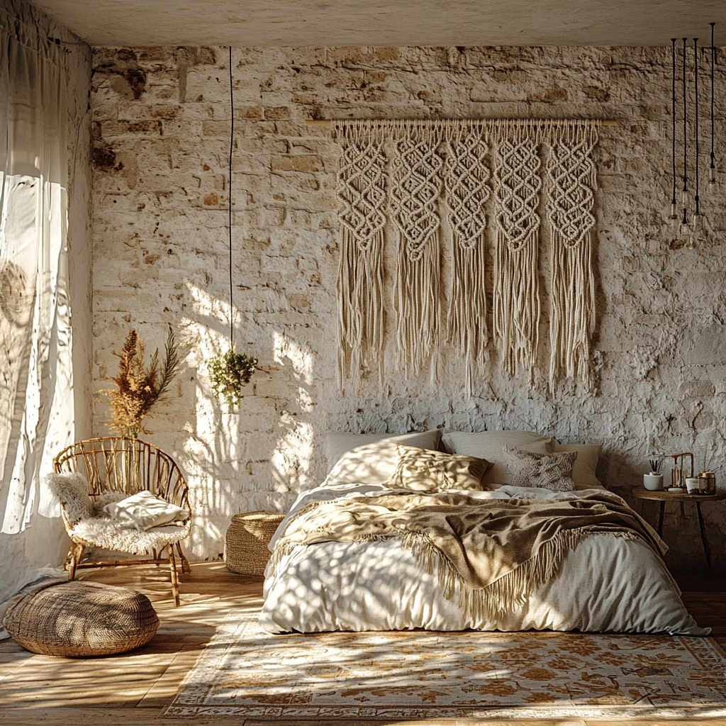 farmhouse accent wall bedroom 13