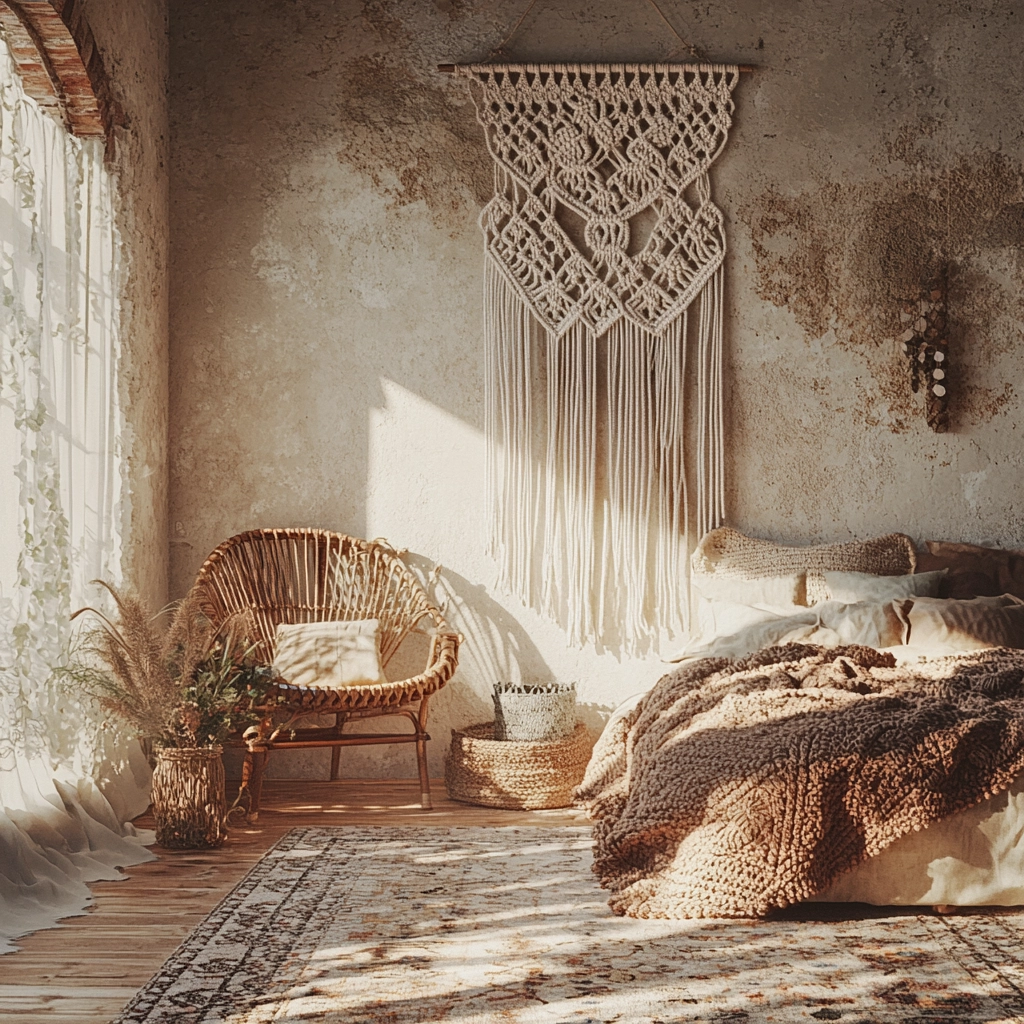 farmhouse accent wall bedroom 14