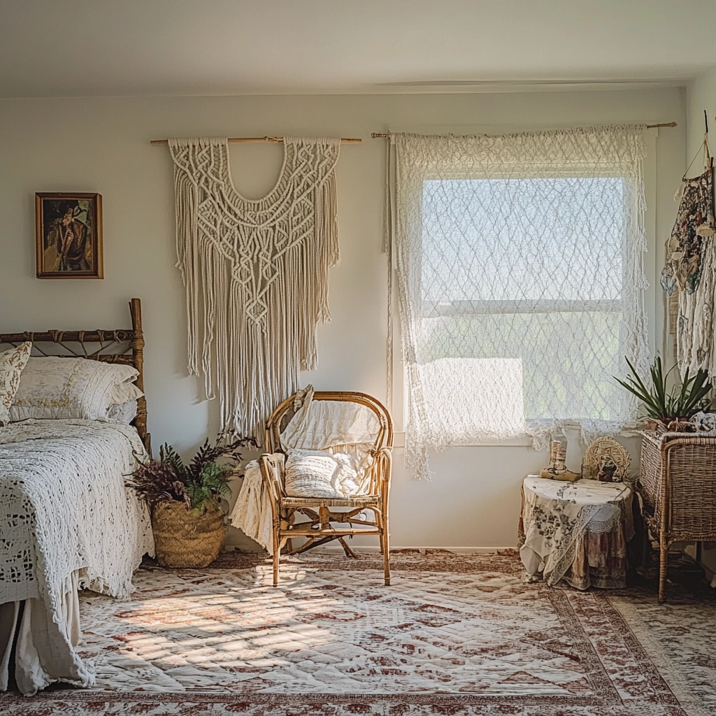 farmhouse accent wall bedroom 15