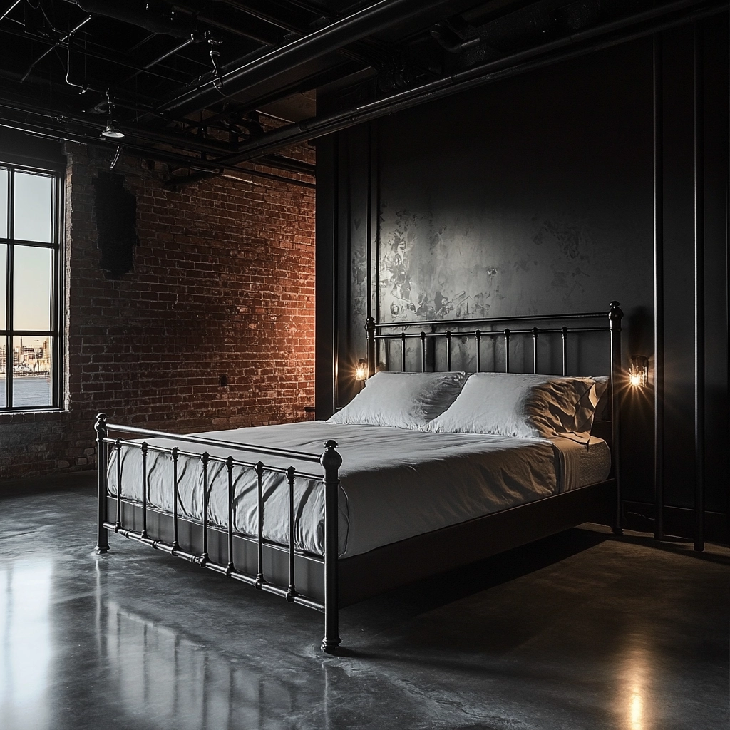 farmhouse accent wall bedroom 17