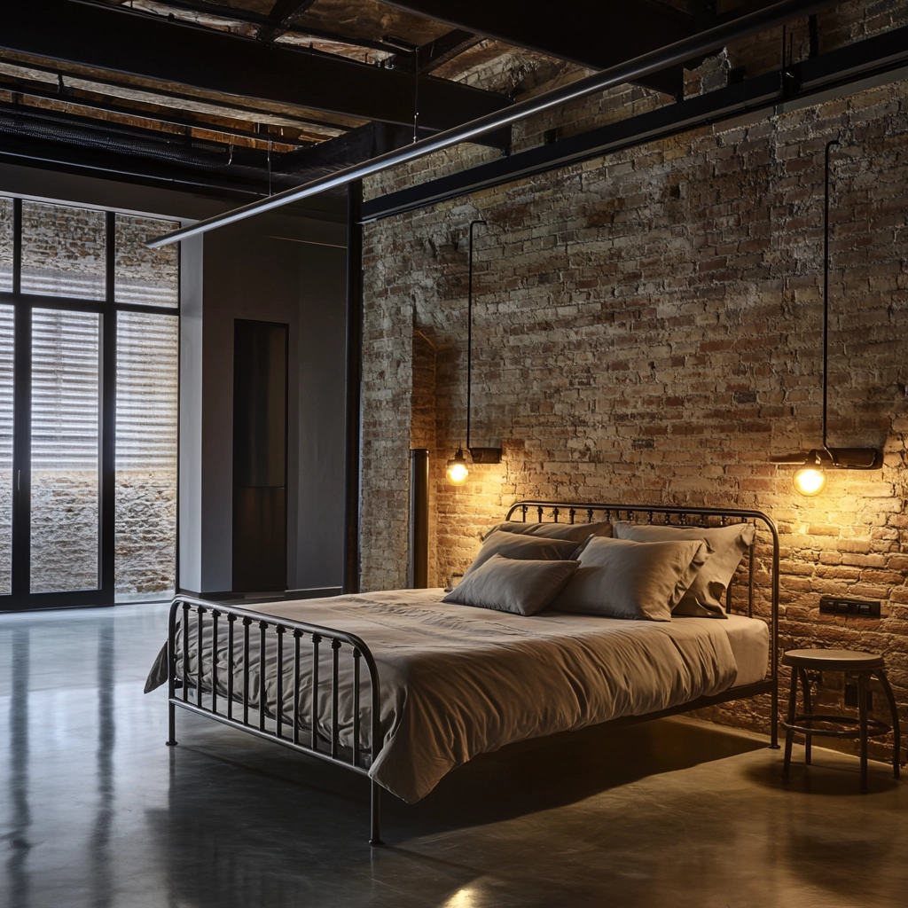 farmhouse accent wall bedroom 19