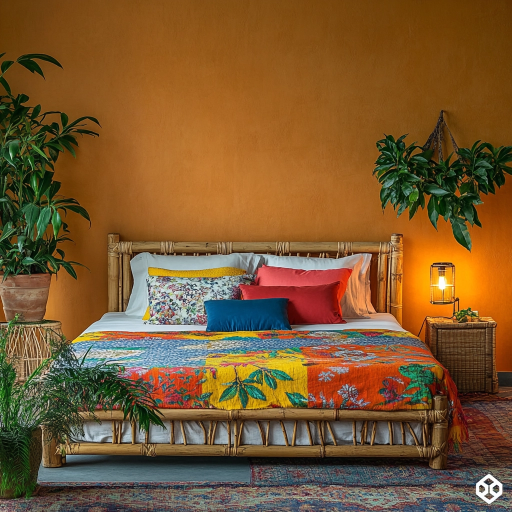 farmhouse accent wall bedroom 28