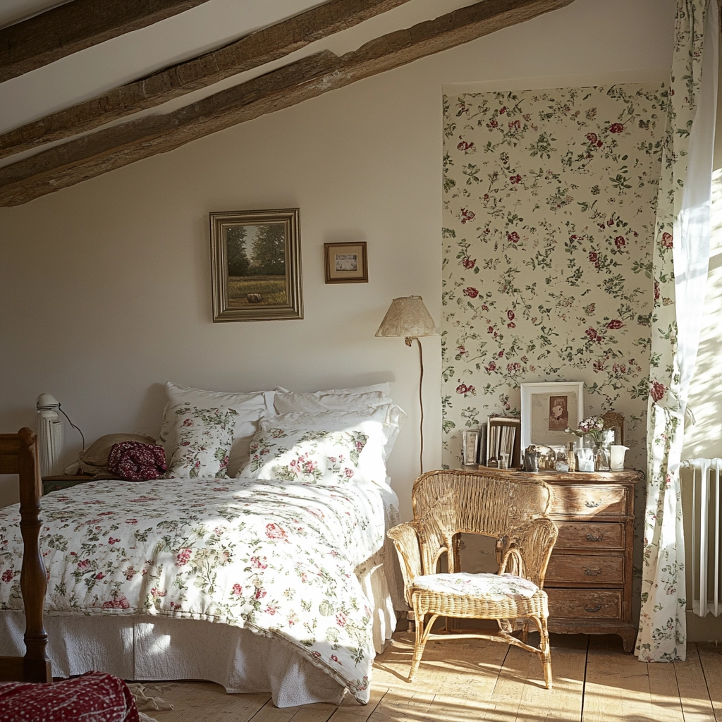 farmhouse accent wall bedroom 40