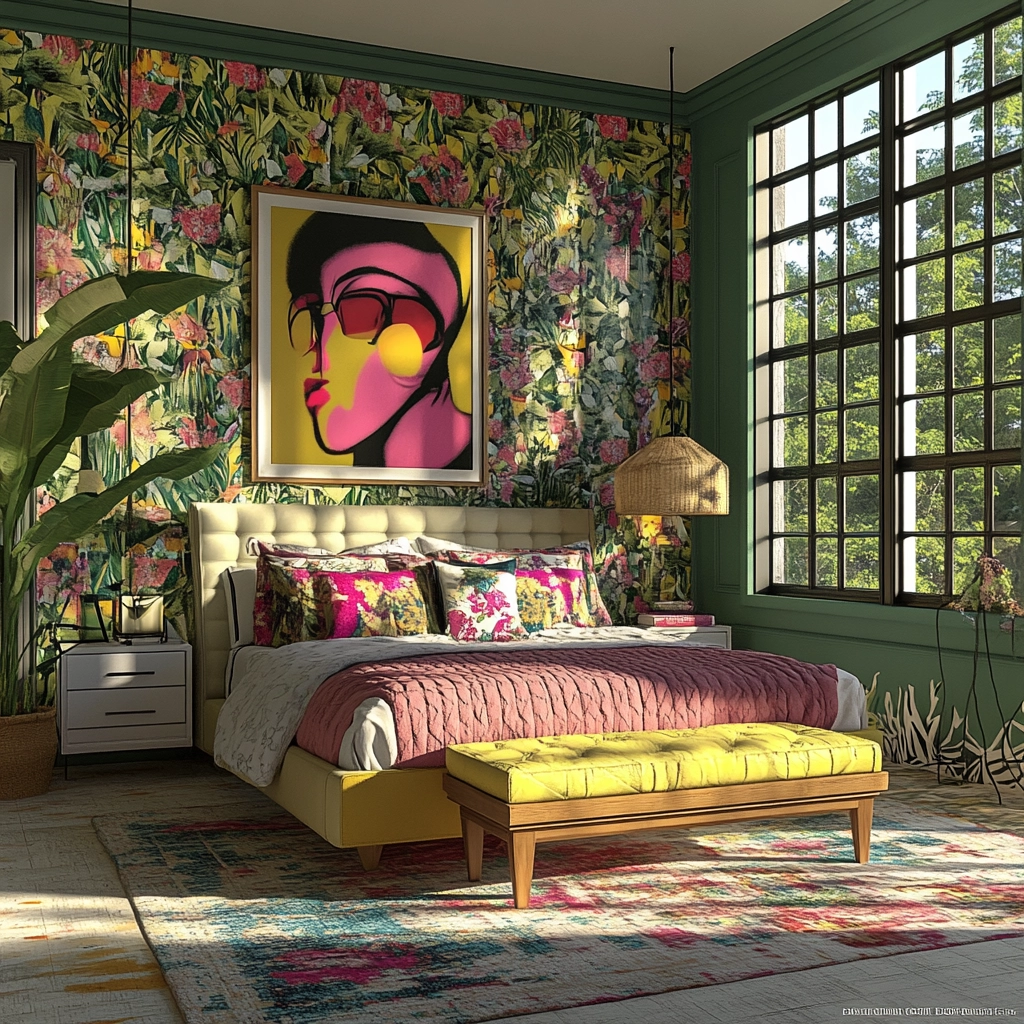 farmhouse accent wall bedroom 45