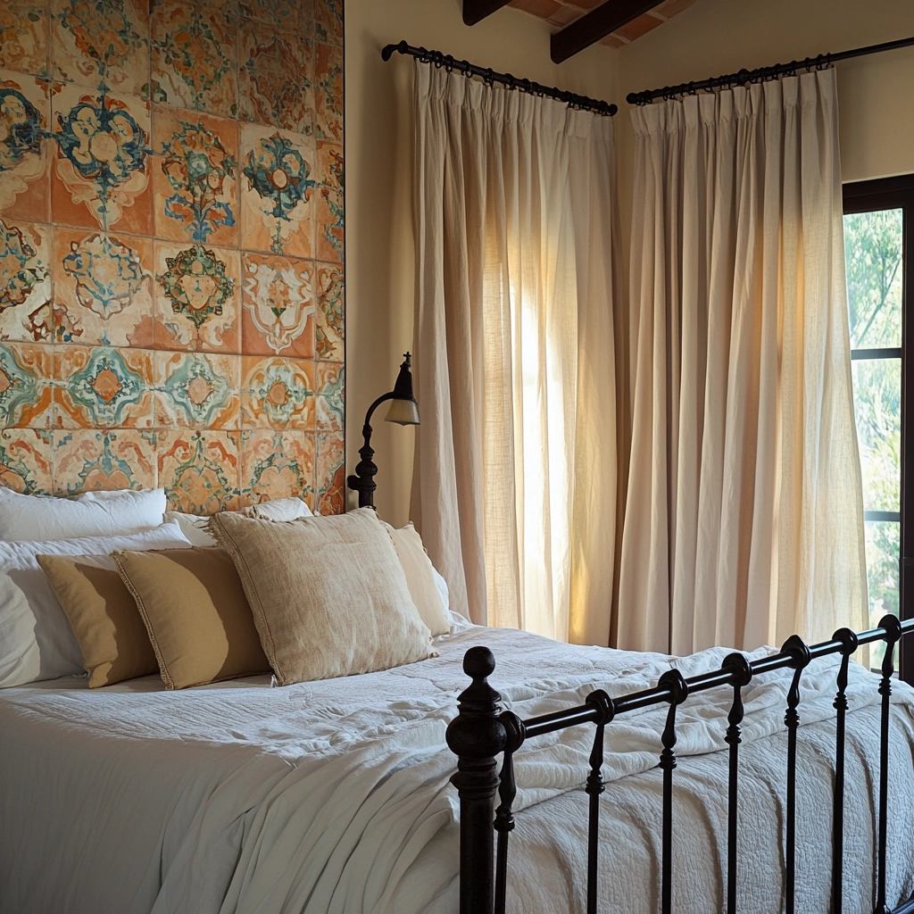 farmhouse accent wall bedroom 56