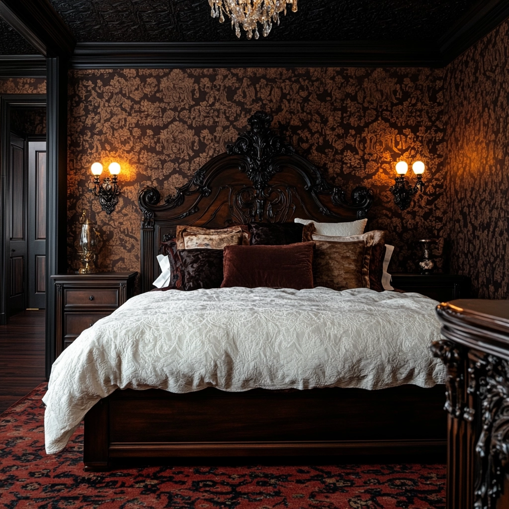 farmhouse accent wall bedroom 58