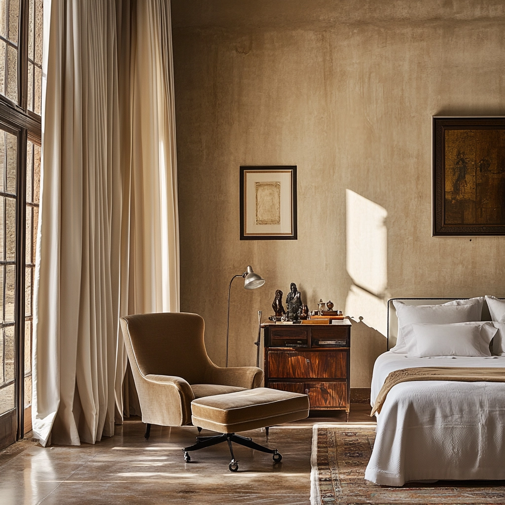 farmhouse accent wall bedroom 66