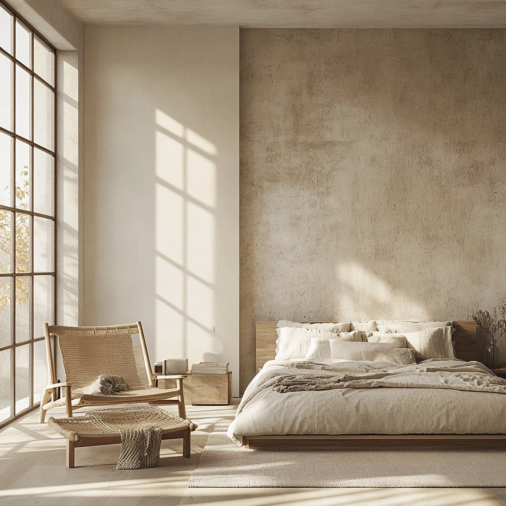 farmhouse accent wall bedroom 7