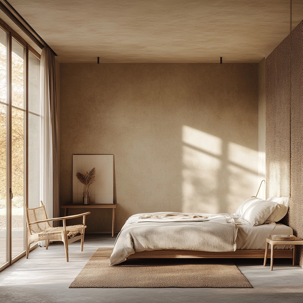 farmhouse accent wall bedroom 8