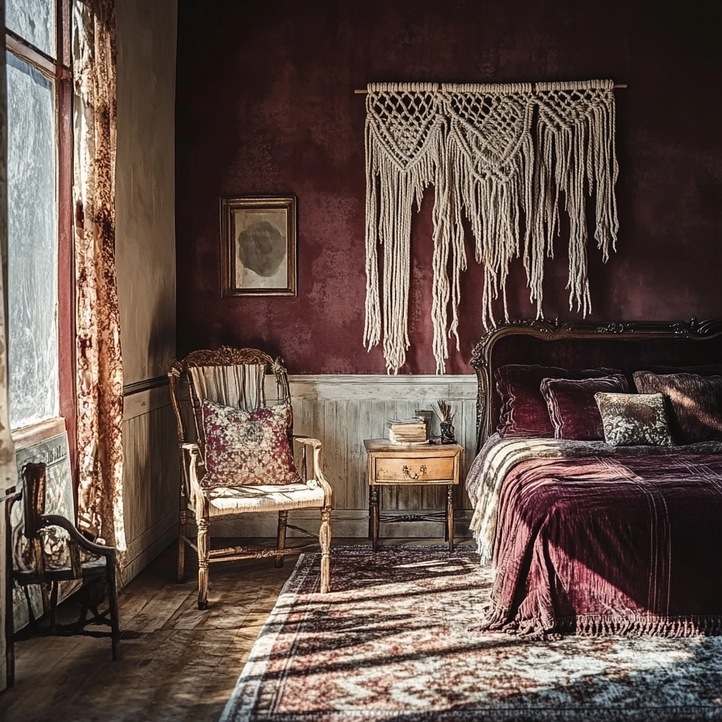 farmhouse aesthetic bedroom 16
