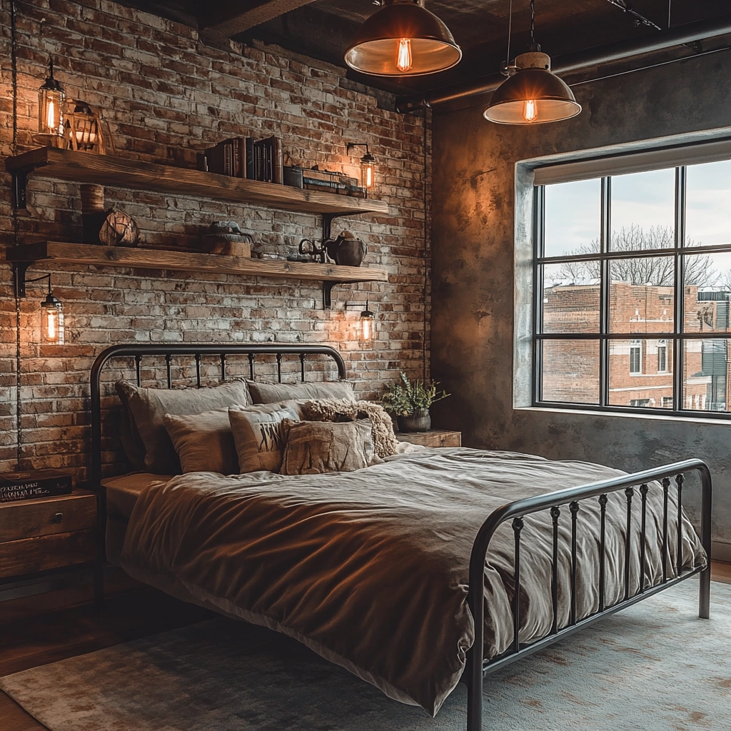 farmhouse aesthetic bedroom 17