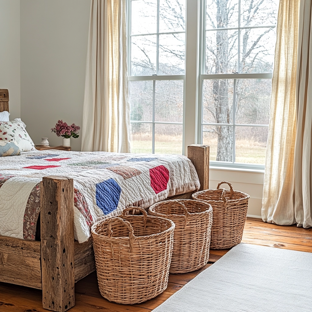farmhouse aesthetic bedroom 2